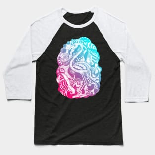 Dual Color Lost Flamingo Baseball T-Shirt